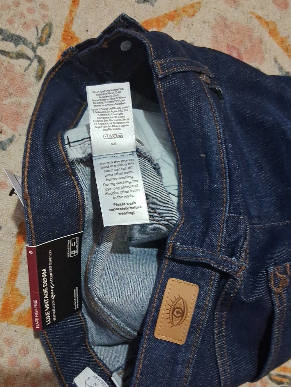 High Rise Wide Leg Flare Jeans - Picture 8 of 9